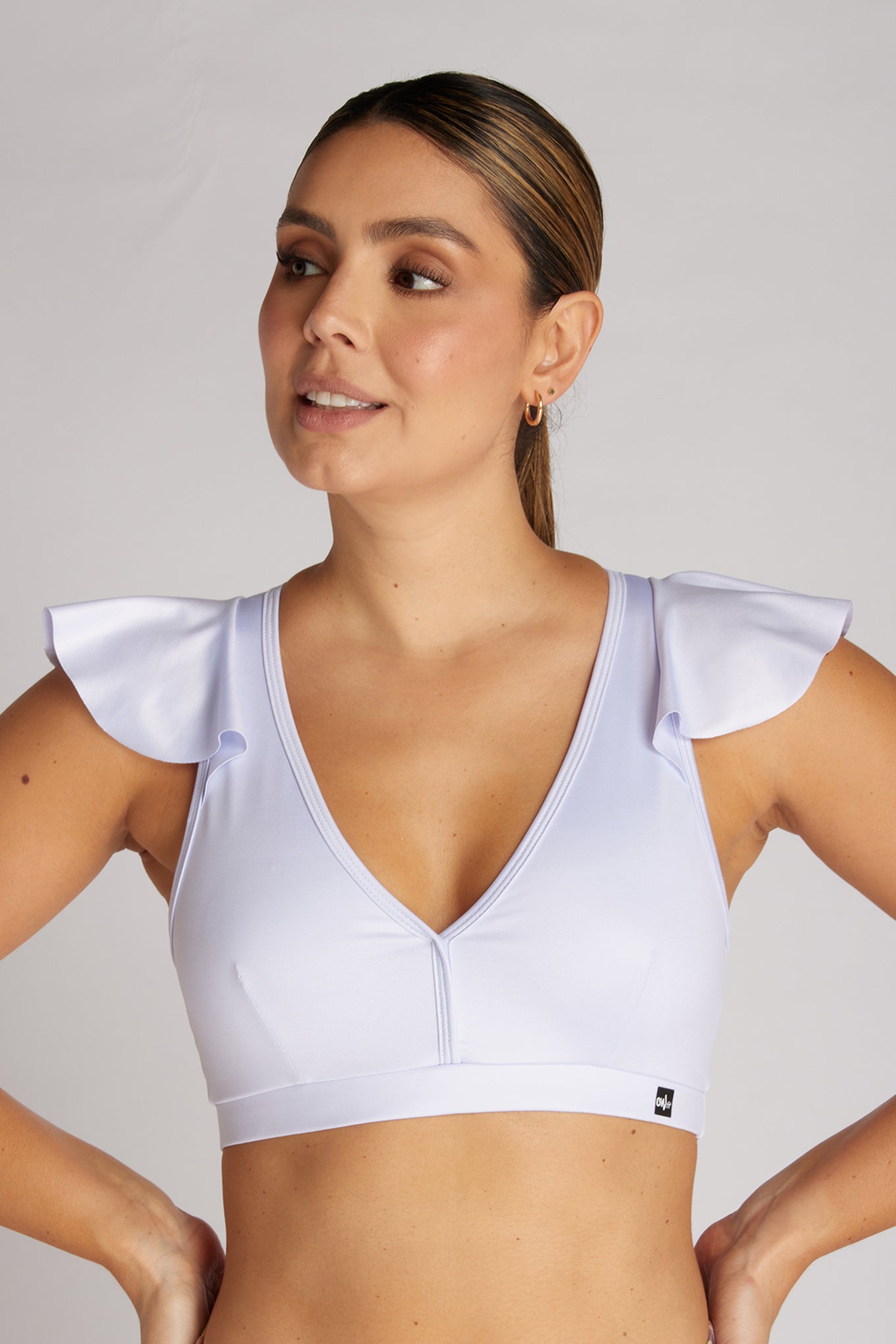 TOP BOLERO LILA PASTEL