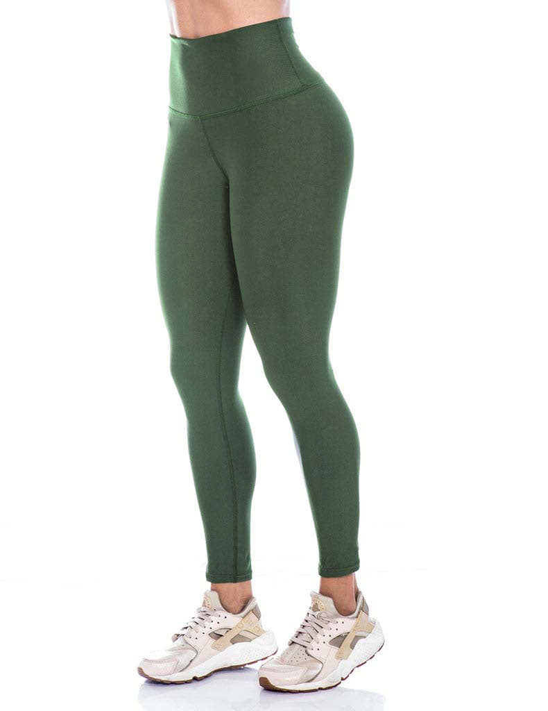 LEGGINS VERDE MILITAR MATTE