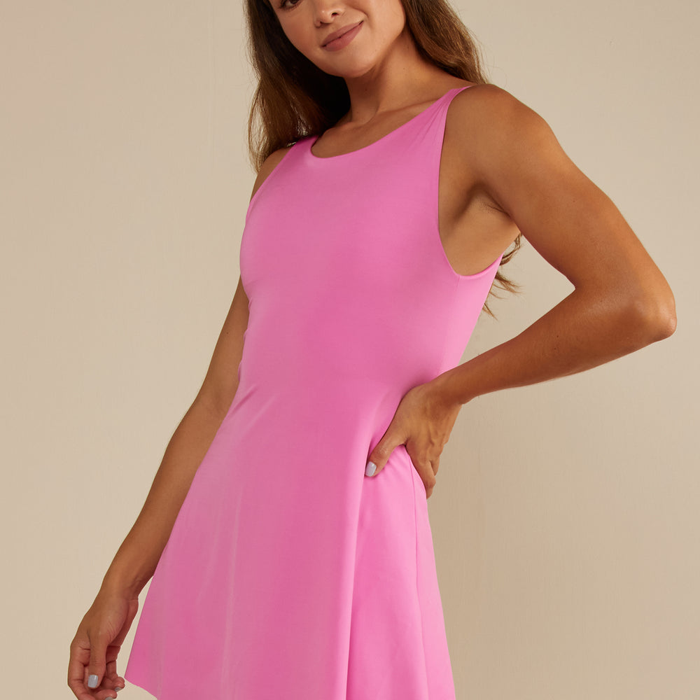 VESTIDO AMAPOLA FUCSIA